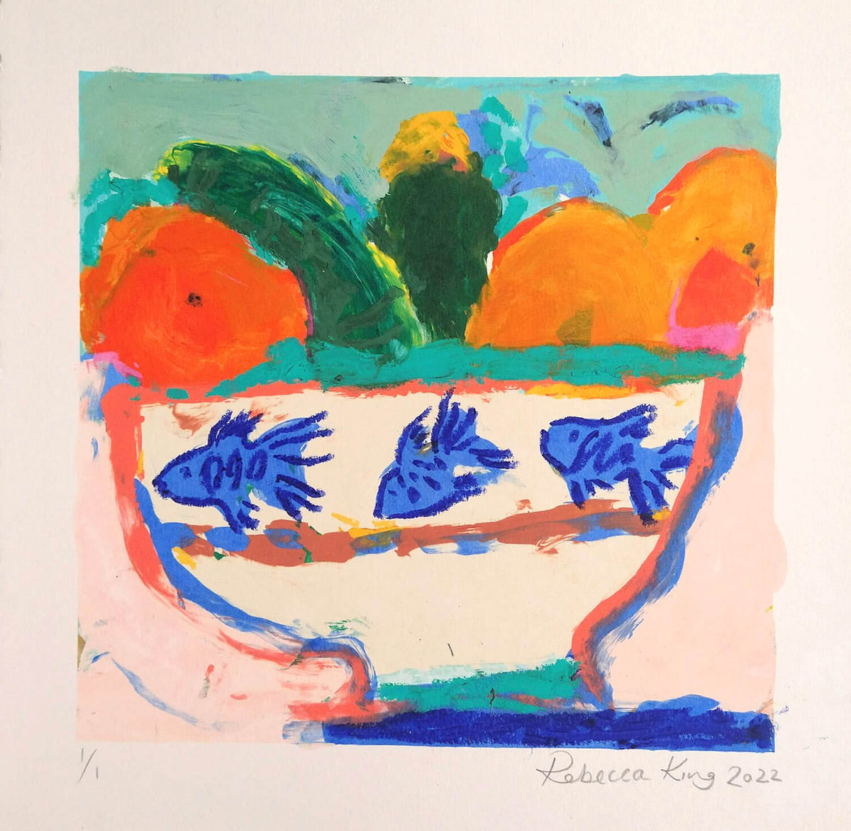 Fruit bowl still life 4