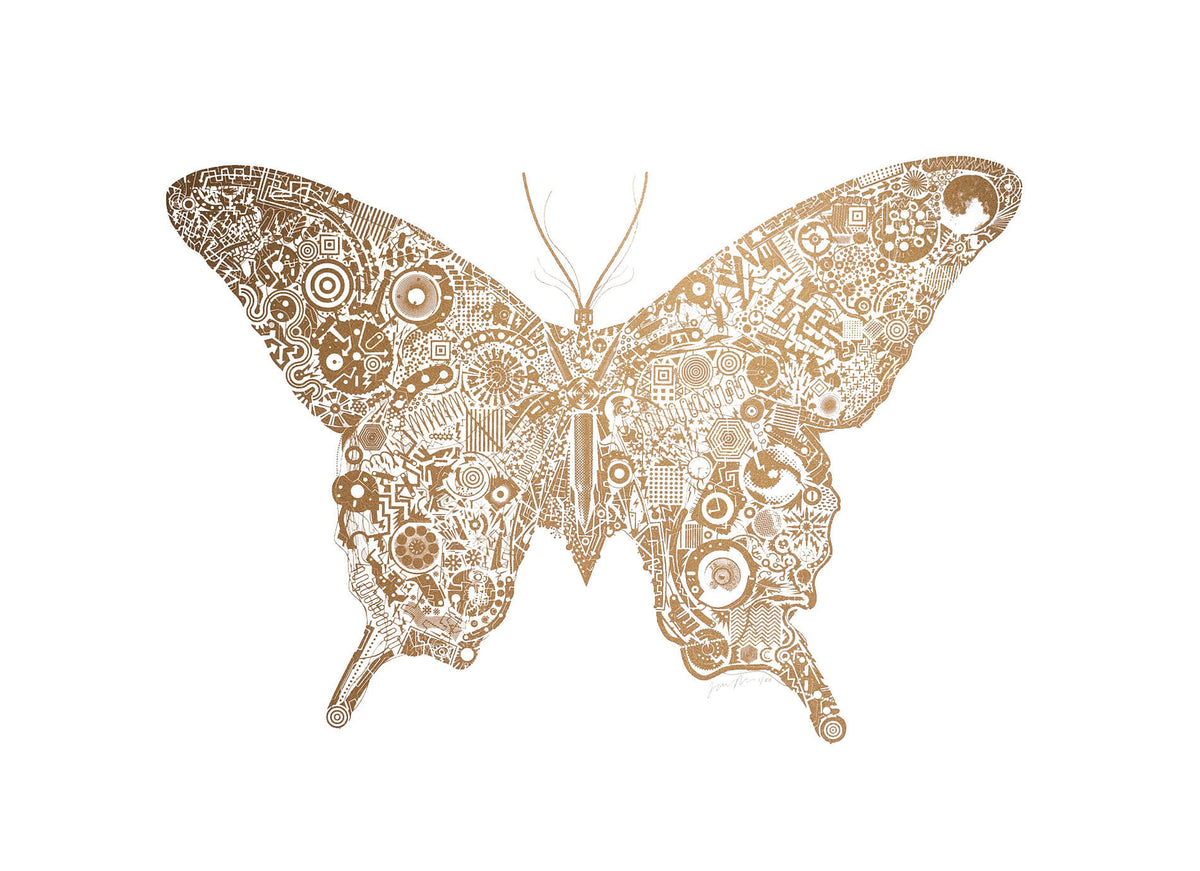 James Bates Mechanical Butterfly for Modern ArtBuyer