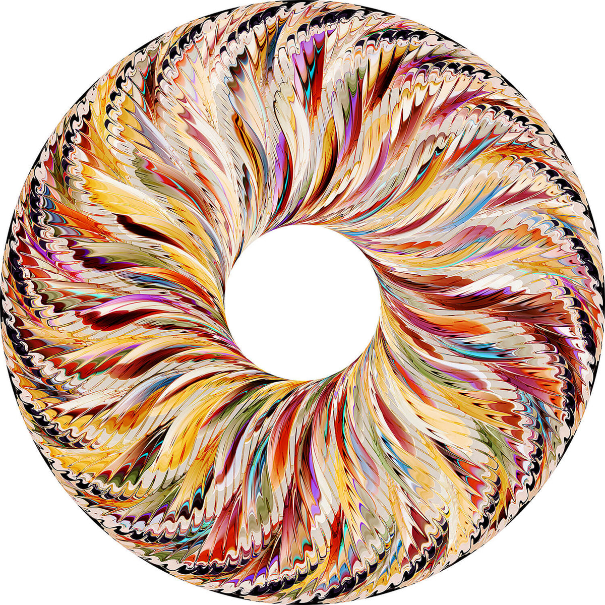 Radial / THREE / pearlescent