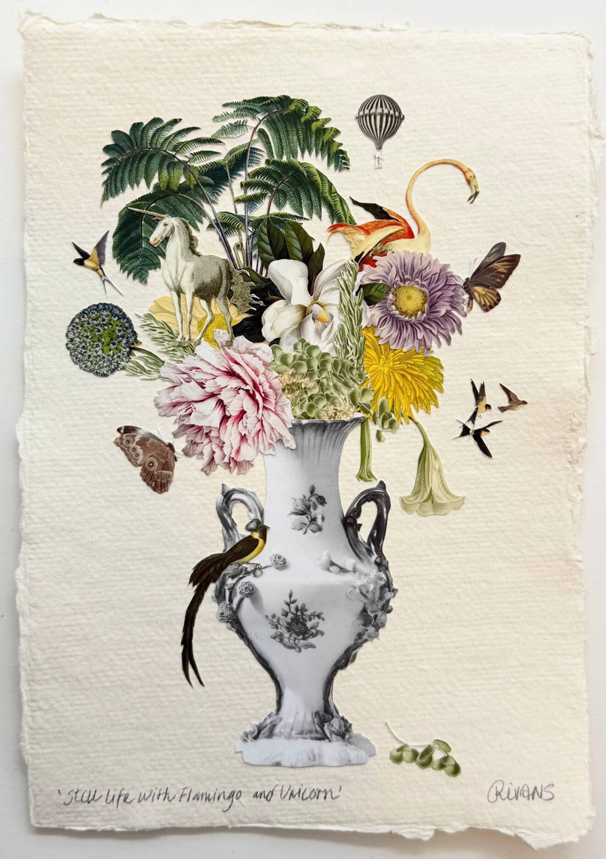 Still Life with Flamingo and Unicorn