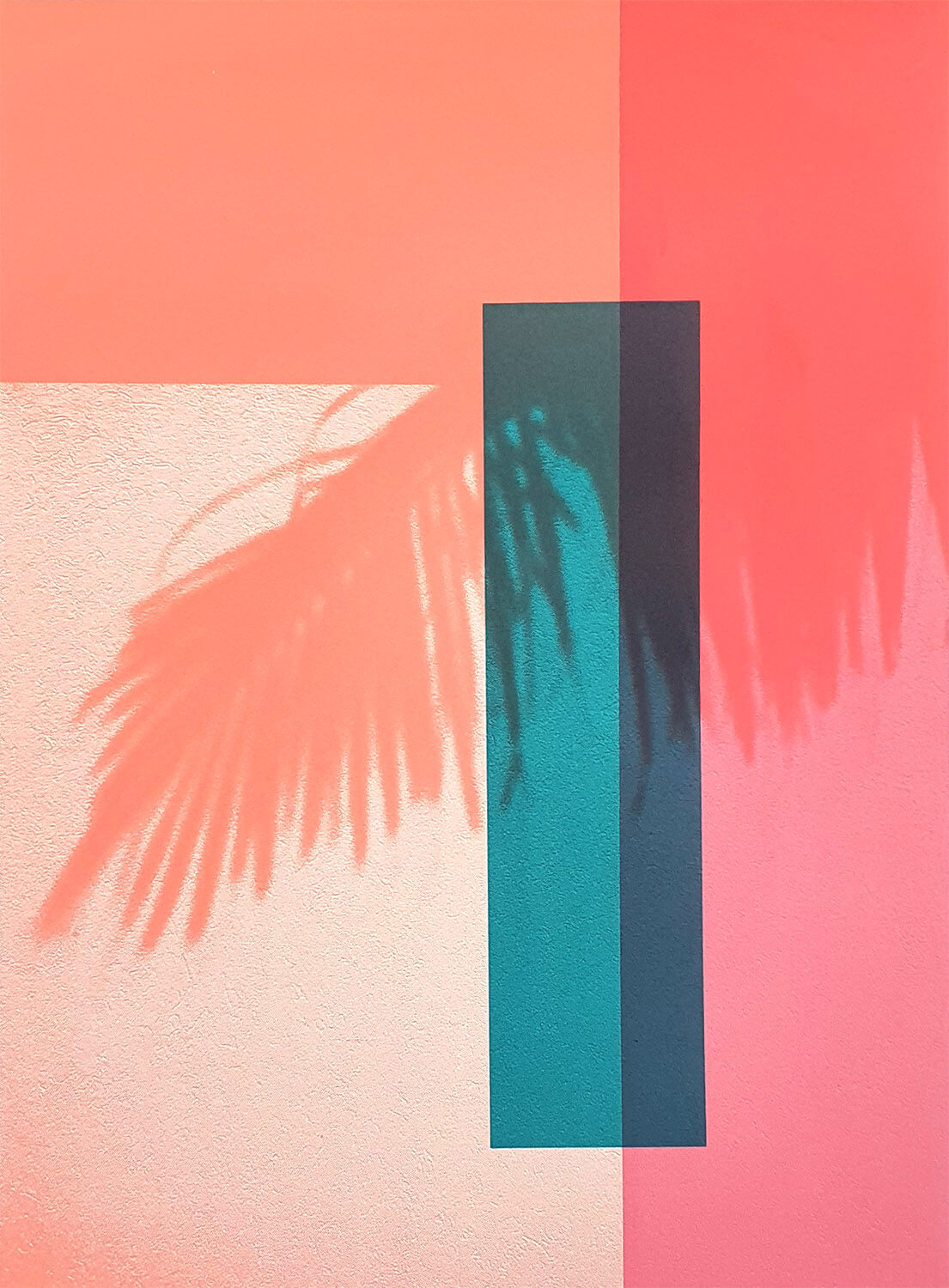 Palm in pink