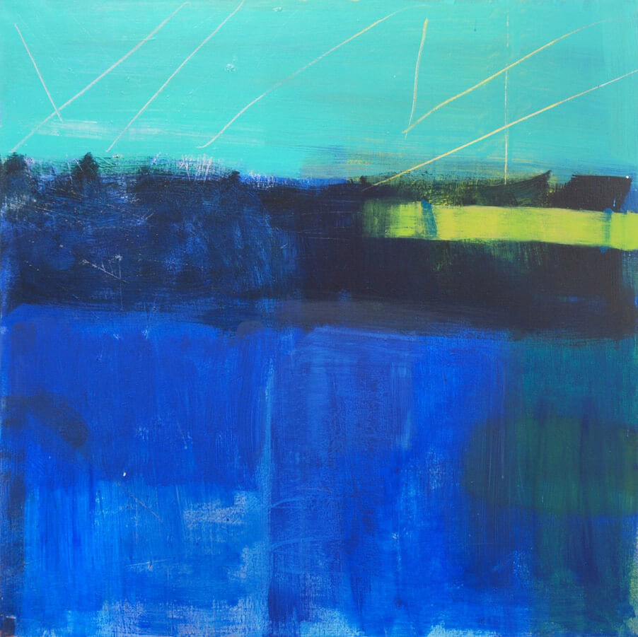 Julia Wilson Track blue for Modern ArtBuyer